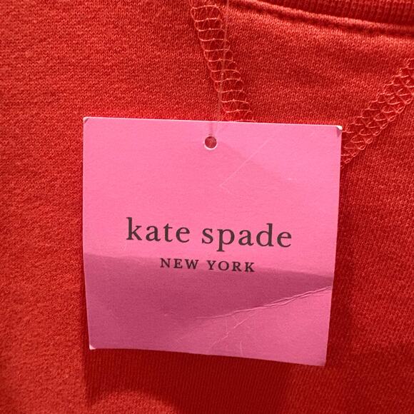 NWT Kate Spade Flower Embroidered Sweatshirt Size Small - Picture 6 of 9
